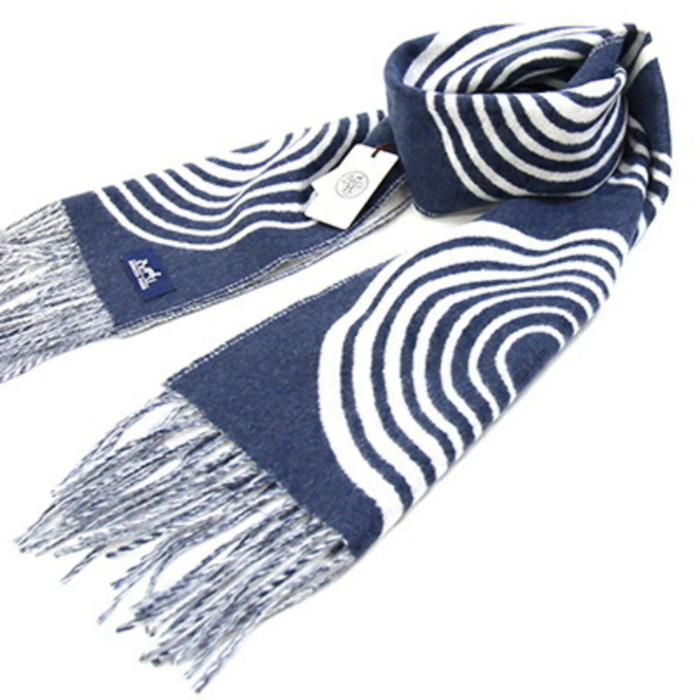 HERMES Blue Scarf - Picture 5 of 5